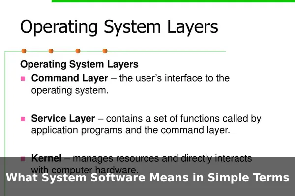 What System Software Means in Simple Terms