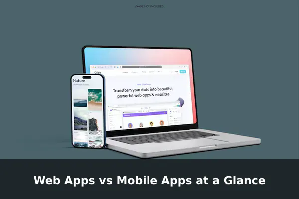 Web Apps vs Mobile Apps at a Glance