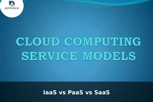IaaS vs PaaS vs SaaS