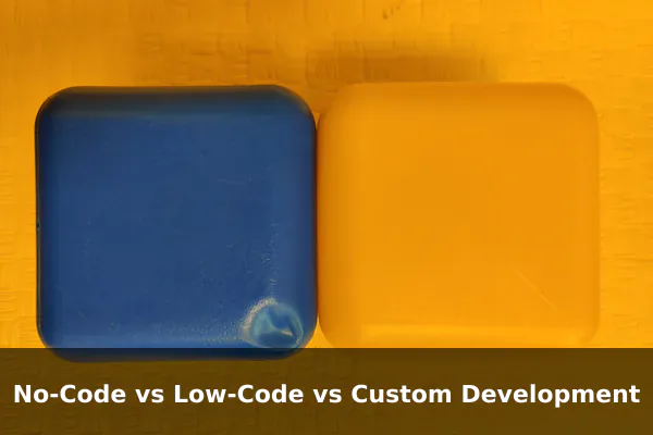 No-Code vs Low-Code vs Custom Development
