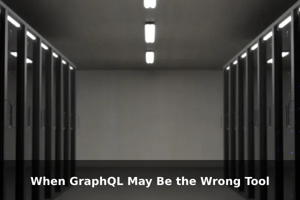 When GraphQL May Be the Wrong Tool