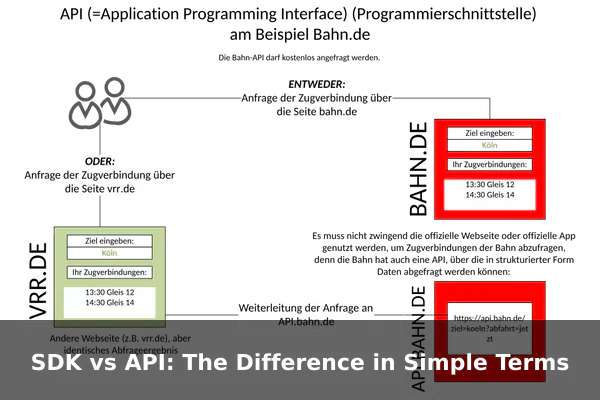 SDK vs API: The Difference in Simple Terms