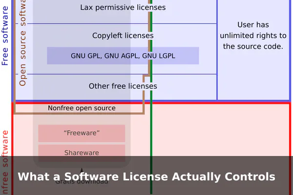 What a Software License Actually Controls