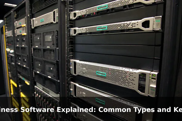Business Software Explained: Common Types and Key Benefits