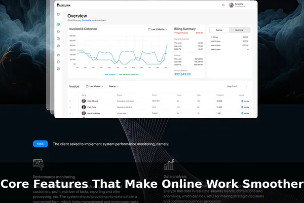 Core Features That Make Online Work Smoother