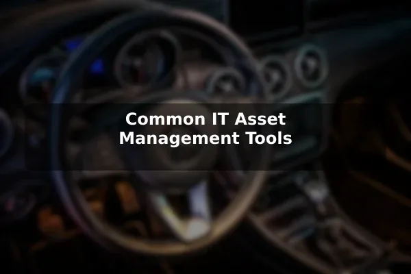 Common IT Asset Management Tools