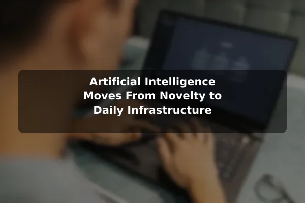 Artificial Intelligence Moves From Novelty to Daily Infrastructure